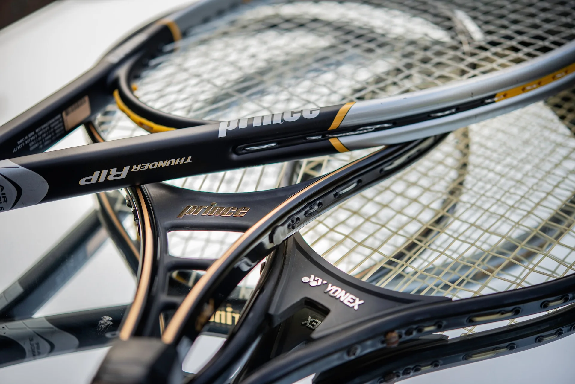 tennis rackets